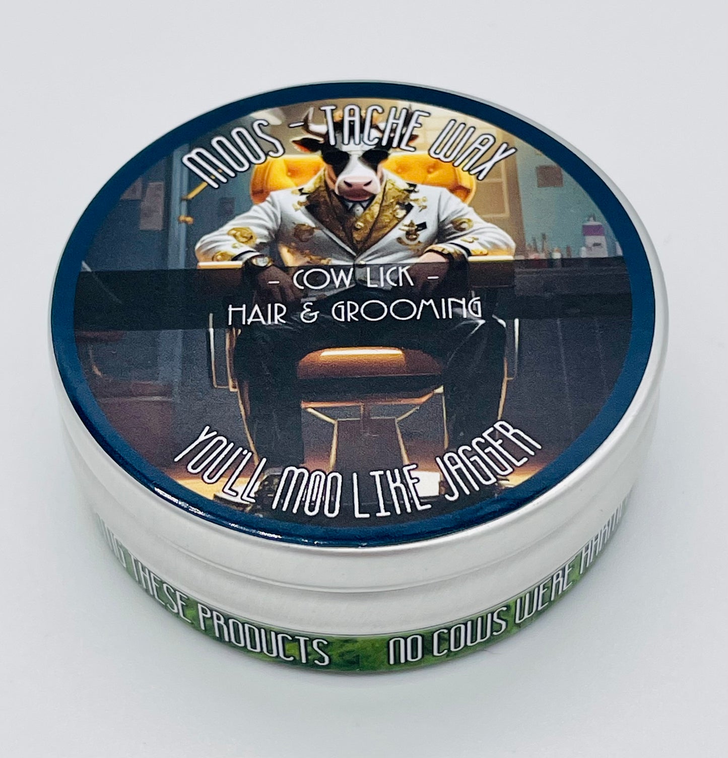 Moo-Stache Wax 🐮 and comb - uk made 🇬🇧 Vegan & cruelty free.